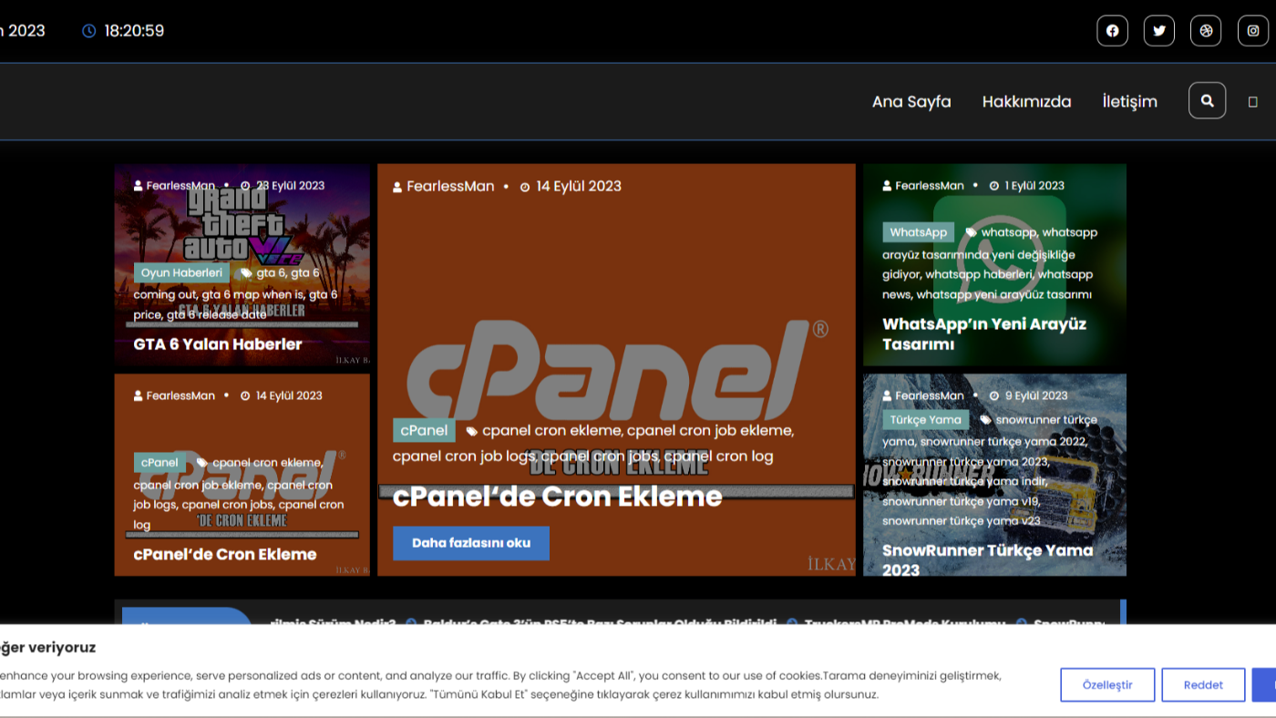 WordPress Site Taşıma